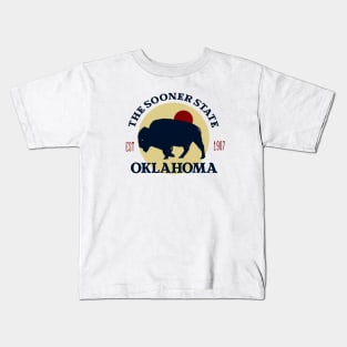 Oklahoma, Sooner State Kids T-Shirt